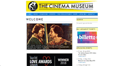 Desktop Screenshot of cinemamuseum.org.uk